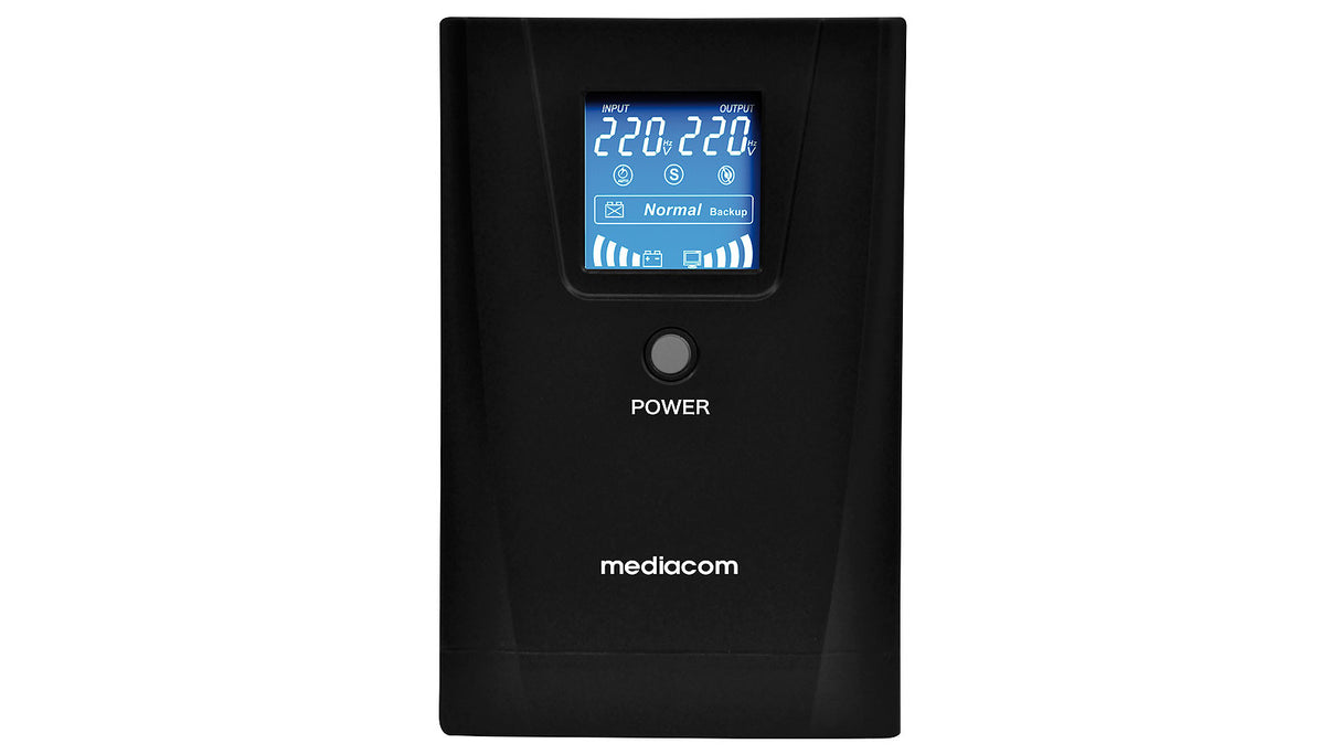 Mediacom M-UPS851D gruppo di continuità (UPS) A linea interattiva 0,8 kVA 480 W 2 presa(e) AC