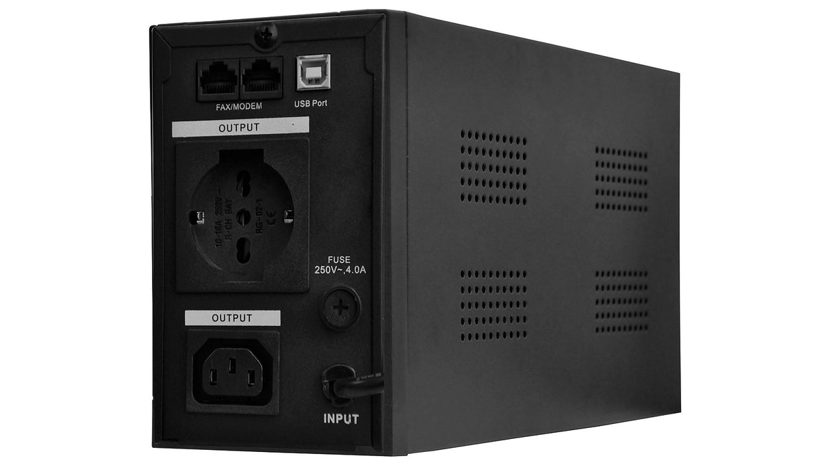 Mediacom M-UPS851D gruppo di continuità (UPS) A linea interattiva 0,8 kVA 480 W 2 presa(e) AC