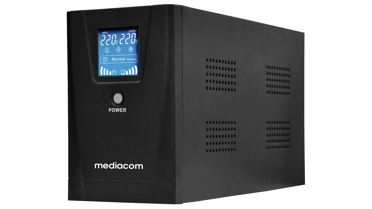 Mediacom M-UPS851D gruppo di continuità (UPS) A linea interattiva 0,8 kVA 480 W 2 presa(e) AC