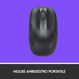 Logitech MK220 Combo Tastiera e Mouse Wireless Compatti per Windows, 2,4 GHz Wireless con Ricevitore USB Unifying, Durata Batteria di 24 Mesi, Compatibile con PC, Laptop