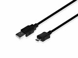 SBS 1m USB2.0/MicroUSB cavo USB USB A Micro-USB A Nero