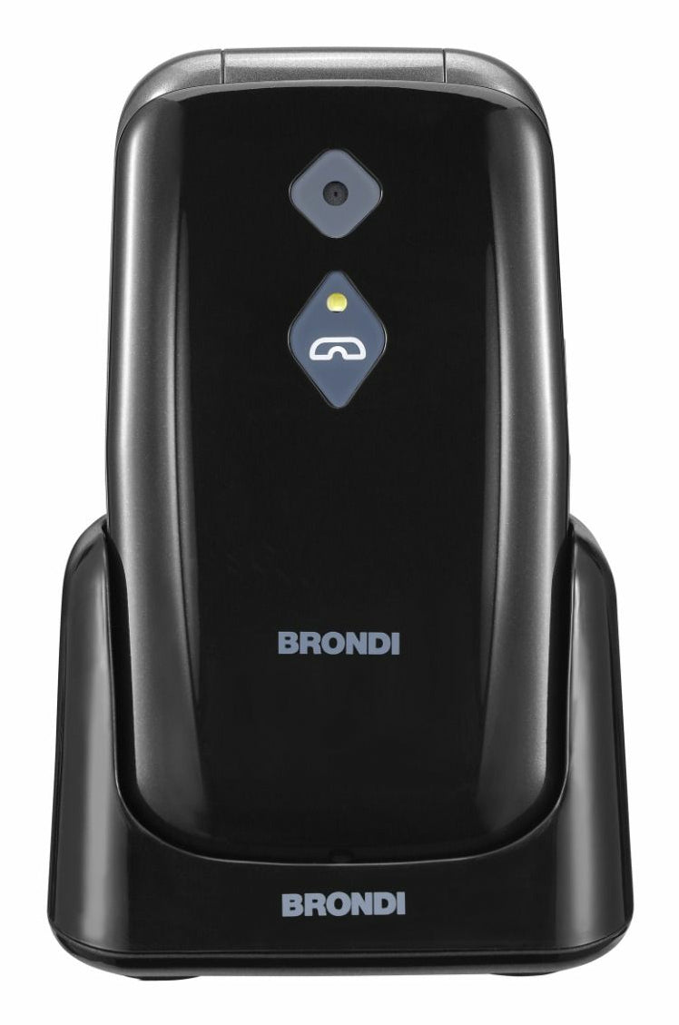 Brondi BRONDISICUROPL cellulare 7,11 cm (2.8") 82 g Nero Telefono con fotocamera