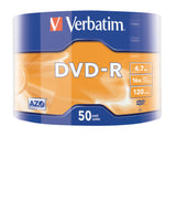 Verbatim DVD-R Matt Silver 50PK Wrap Spindle