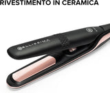 Bellissima Imetec B-Mini Piastra Mini da Borsa e da Viaggio, per Capelli corti, ciuffi e frange, Compatta, Leggera, Rivestimento in Ceramica, Temperatura 200°C, Multivoltaggio Automatico, Beauty Bag