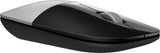 HP Z3700 Silver Wireless Mouse