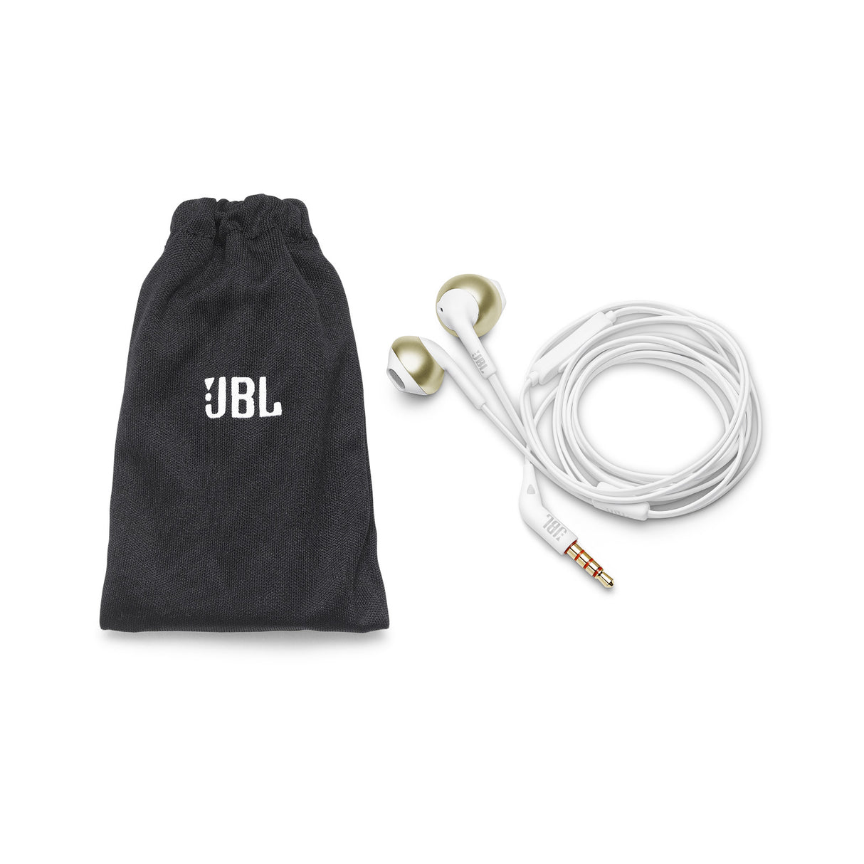 JBL Tune 205 Auricolare Cablato In-ear MUSICA Champagne, Oro