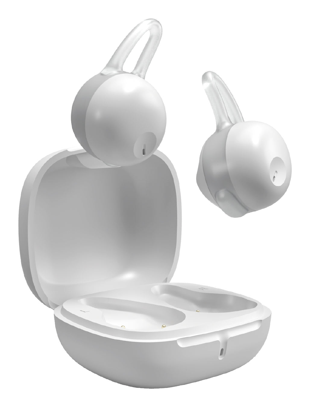 SBS TEEARTWSAIRBUBTW cuffia e auricolare True Wireless Stereo (TWS) A clip, In-ear Musica e Chiamate Bluetooth Bianco