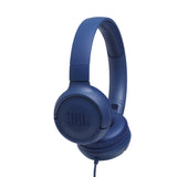 JBL Tune 500 Auricolare Cablato A Padiglione Musica e Chiamate Blu