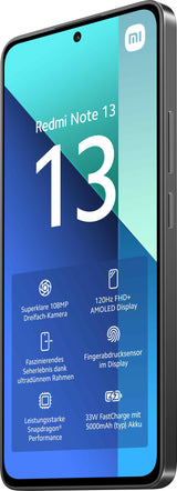 Xiaomi Redmi Note 13 16,9 cm (6.67") Dual SIM ibrida Android 13 4G USB tipo-C 8 GB 256 GB 5000 mAh Nero