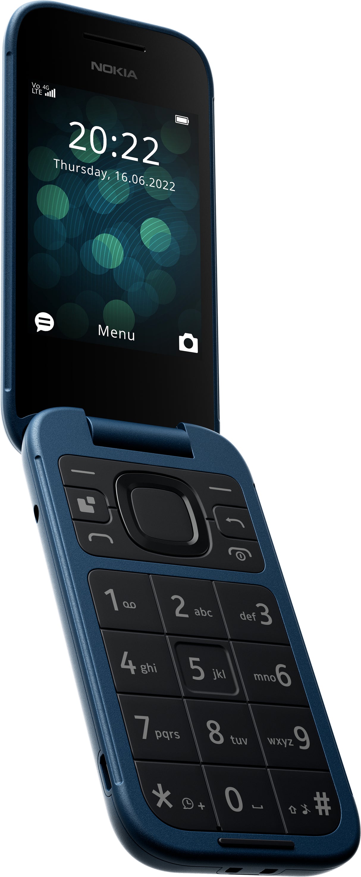 HMD Nokia 2660 Flip 7,11 cm (2.8") 123 g Blu Telefono cellulare basico