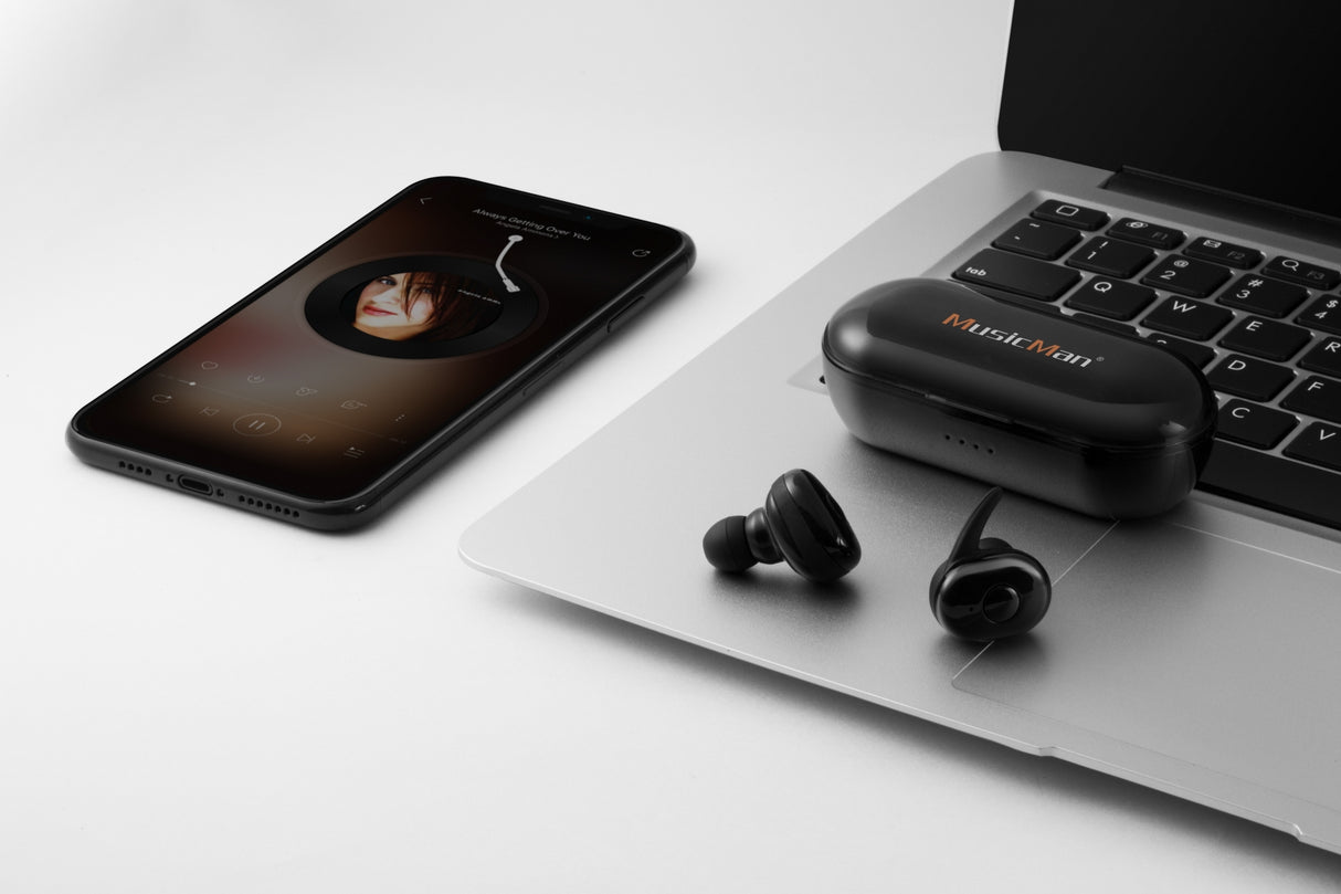 Technaxx BT-X49 Auricolare Wireless In-ear Musica e Chiamate Bluetooth Nero