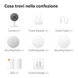 Imou Cue 2 Telecamera 2MP da interno con supporto magnetico - Baby Monitor e Rilevamento pianto o suono anomali