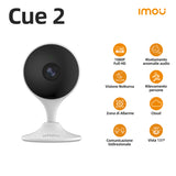 Imou Cue 2 Telecamera 2MP da interno con supporto magnetico - Baby Monitor e Rilevamento pianto o suono anomali