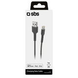 SBS TECABLEUSBIP589K cavo Lightning 1 m Nero