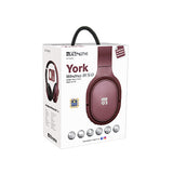 Xtreme York Cuffie Wireless A Padiglione Musica e Chiamate Bluetooth Rosso