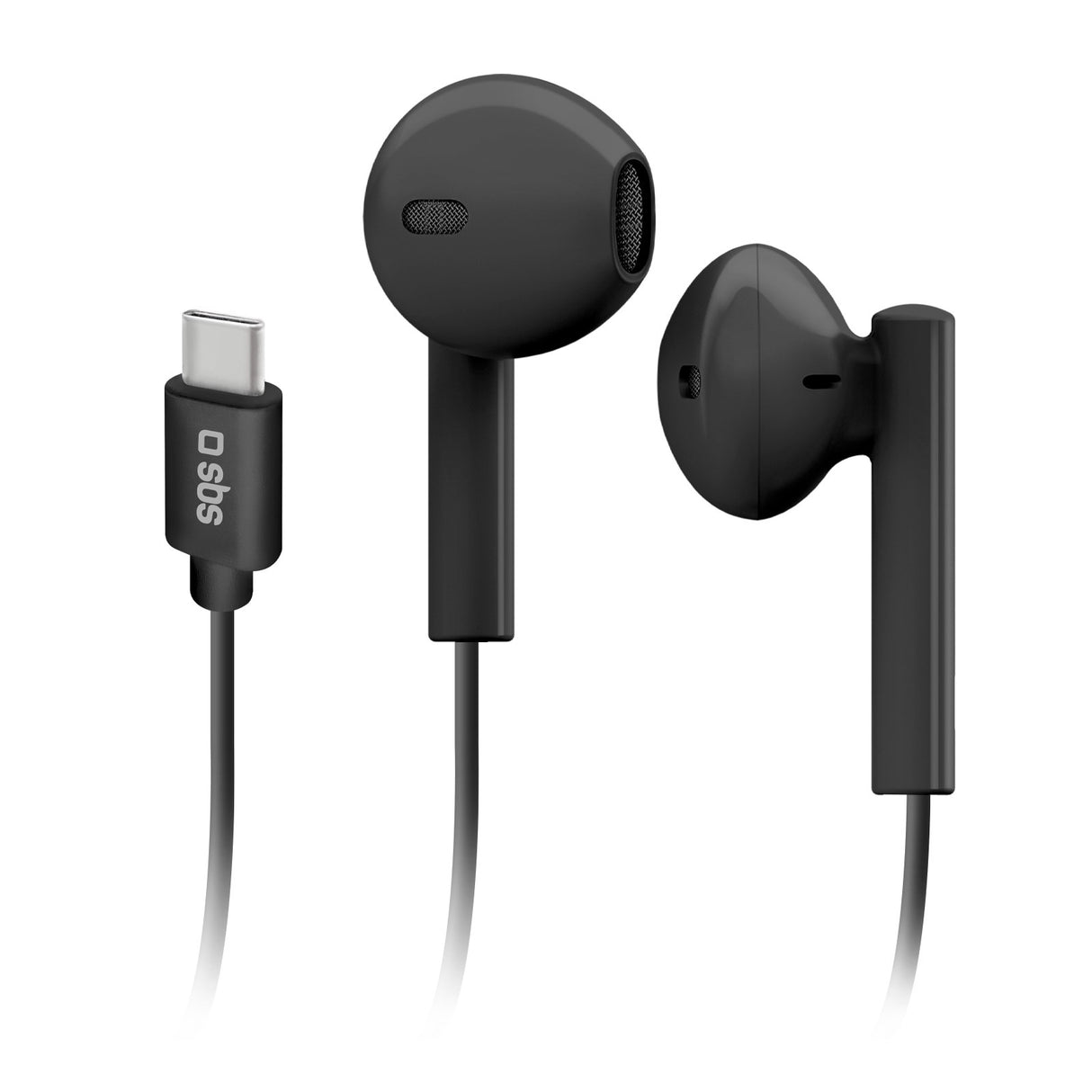 SBS Studio Mix 65c Cuffie Cablato In-ear Musica e Chiamate USB tipo-C Nero