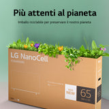 LG NanoCell 75'' Serie NANO76 75NANO766QA 4K Smart TV NOVITÀ 2022