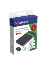 Verbatim 53112 disco rigido esterno 1 TB 5400 Giri/min 2.5" USB di tipo B 3.2 Gen 1 (3.1 Gen 1) Nero