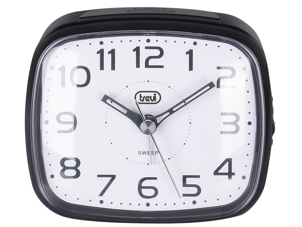 Trevi SL 3054 - orologio/sveglia al quarzo con tasto snooze/light, suoneria elettronica, movimento silenzioso sweep