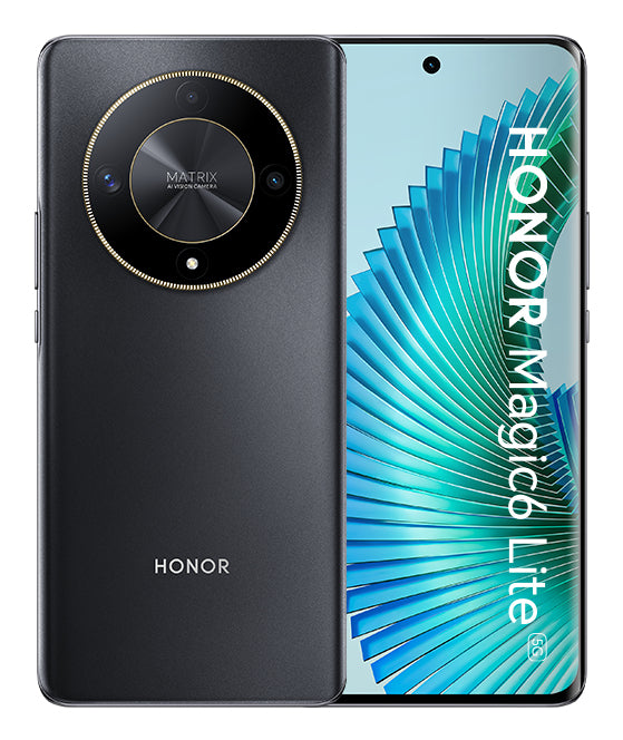 Honor Magic6 Lite 5G 17,2 cm (6.78") Doppia SIM Android 13 USB tipo-C 8 GB 256 GB 5300 mAh Nero