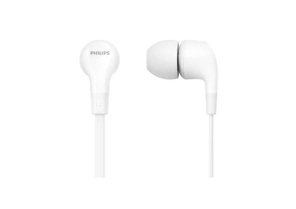 Philips TAE1105WT/00 cuffia e auricolare Cuffie Cablato In-ear MUSICA Bianco