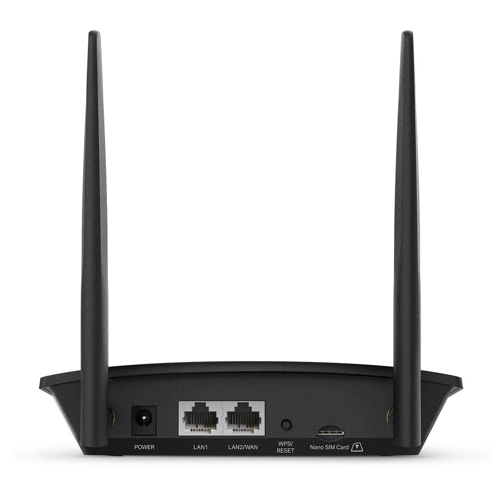 TP-Link TL-MR100 router wireless Fast Ethernet Banda singola (2.4 GHz) 4G Nero